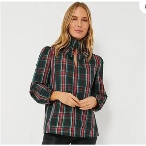 Tuckernuck Highland Tartan Blouse size XL